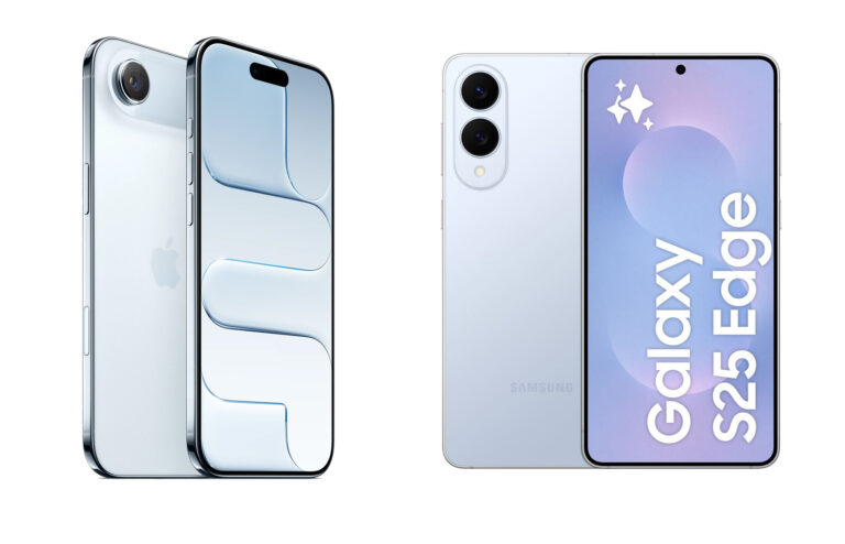 Apple iPhone Air und Samsung Galaxy S25 Edge